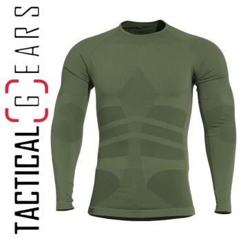 PENTAGON PLEXIS ACTIVITY LANGARM SHIRT K11009-06CG  CAMO-GRÜN